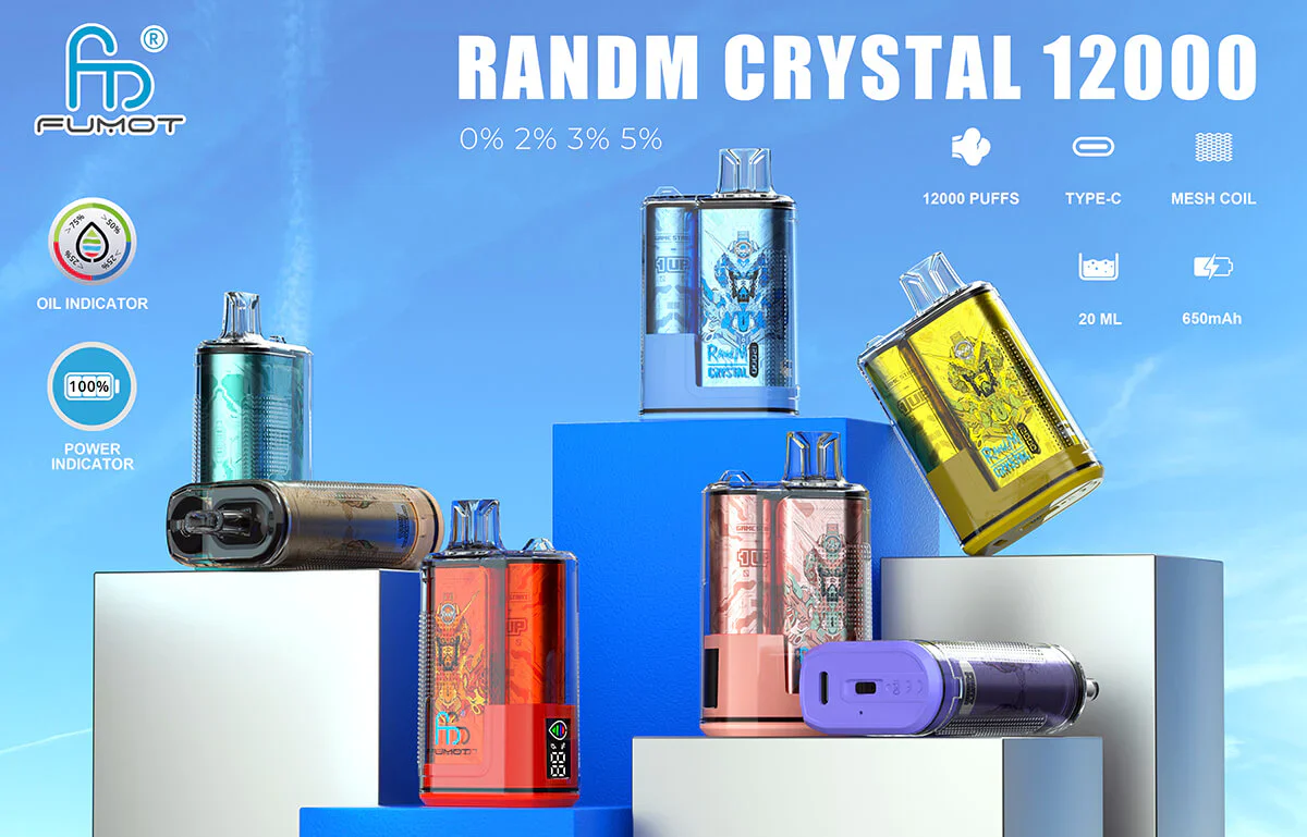 Randm Crystal 12000 Puffs 0% 2% 3% 5% Low Nicotine LED Display Bulk Buy Rechargeable Disposable Vapes Pen Wholesale 1 Randm Crystal 12000 Puffs 0% 2% 3% 5% Low Nicotine Bulk Buy Rechargeable Disposable Vapes Pen Wholesale