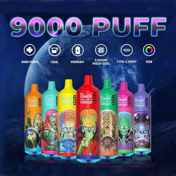 9000 puffs vape duration, disposable vape longevity, average vape usage time, long-lasting disposable vape device - Vape Tornado 9000: A Guide to Its Best Flavors - GleeVape