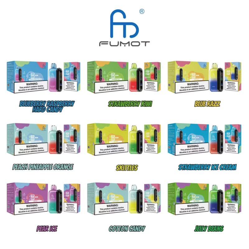 Randm Fumot Tornado 20000 Puffs Dual Mesh Digital Screen 20K 0% 2% 3% 5% Low Nicotine Bulk Buy Wholesale Rechargeable Disposable Vapes Pen